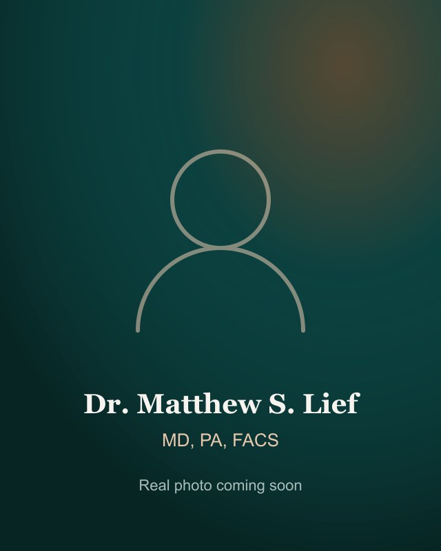 Dr. Matthew S. Lief, board-certified urologist in Coral Springs, Florida